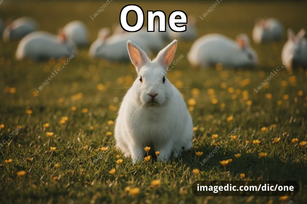 one
