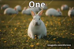 one