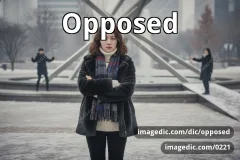opposed