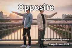opposite