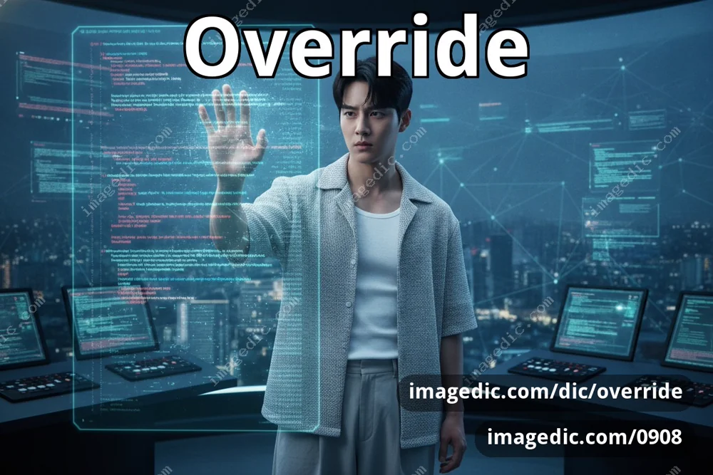 override