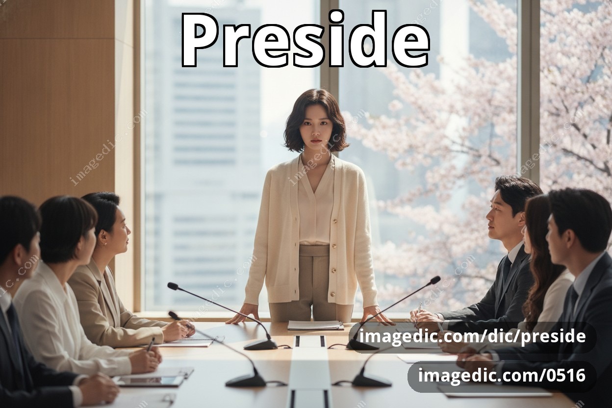 preside