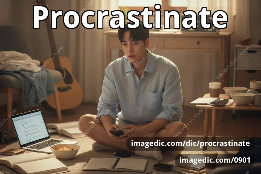 procrastinate