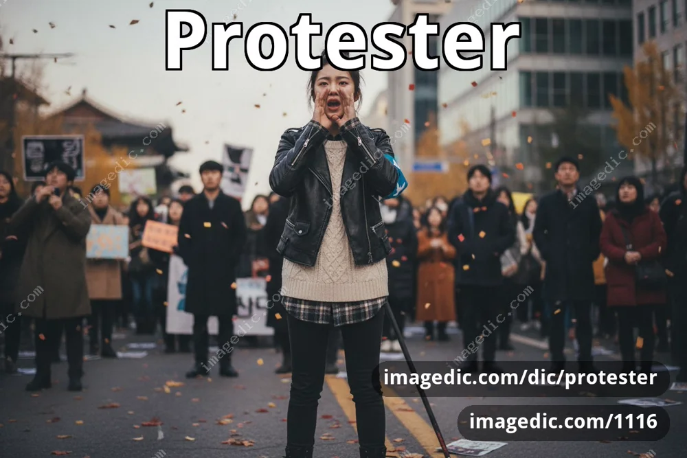 protester