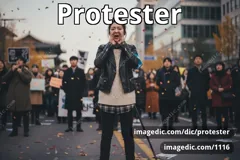 protester