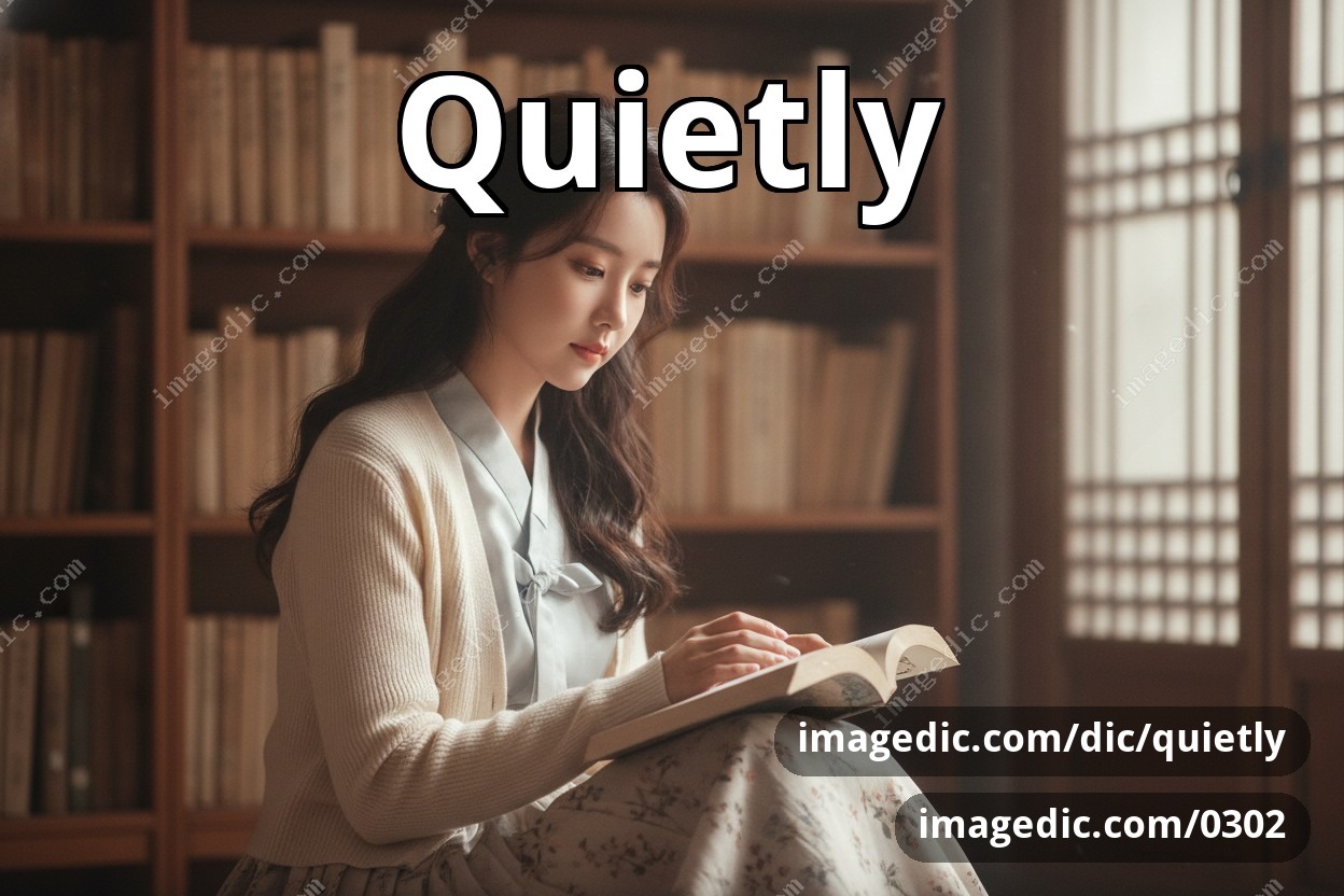 quietly