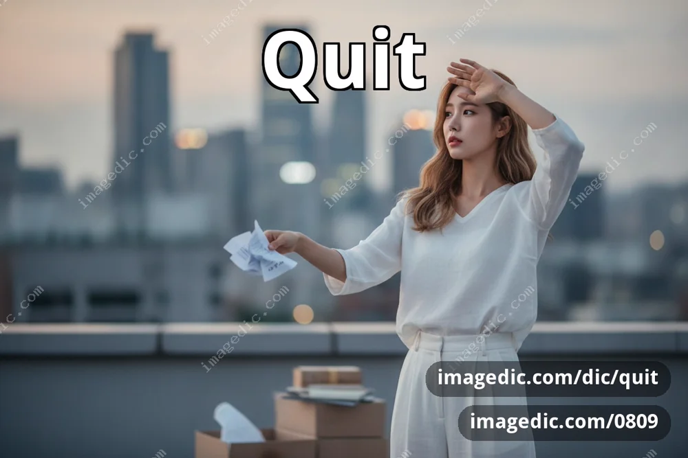 quit