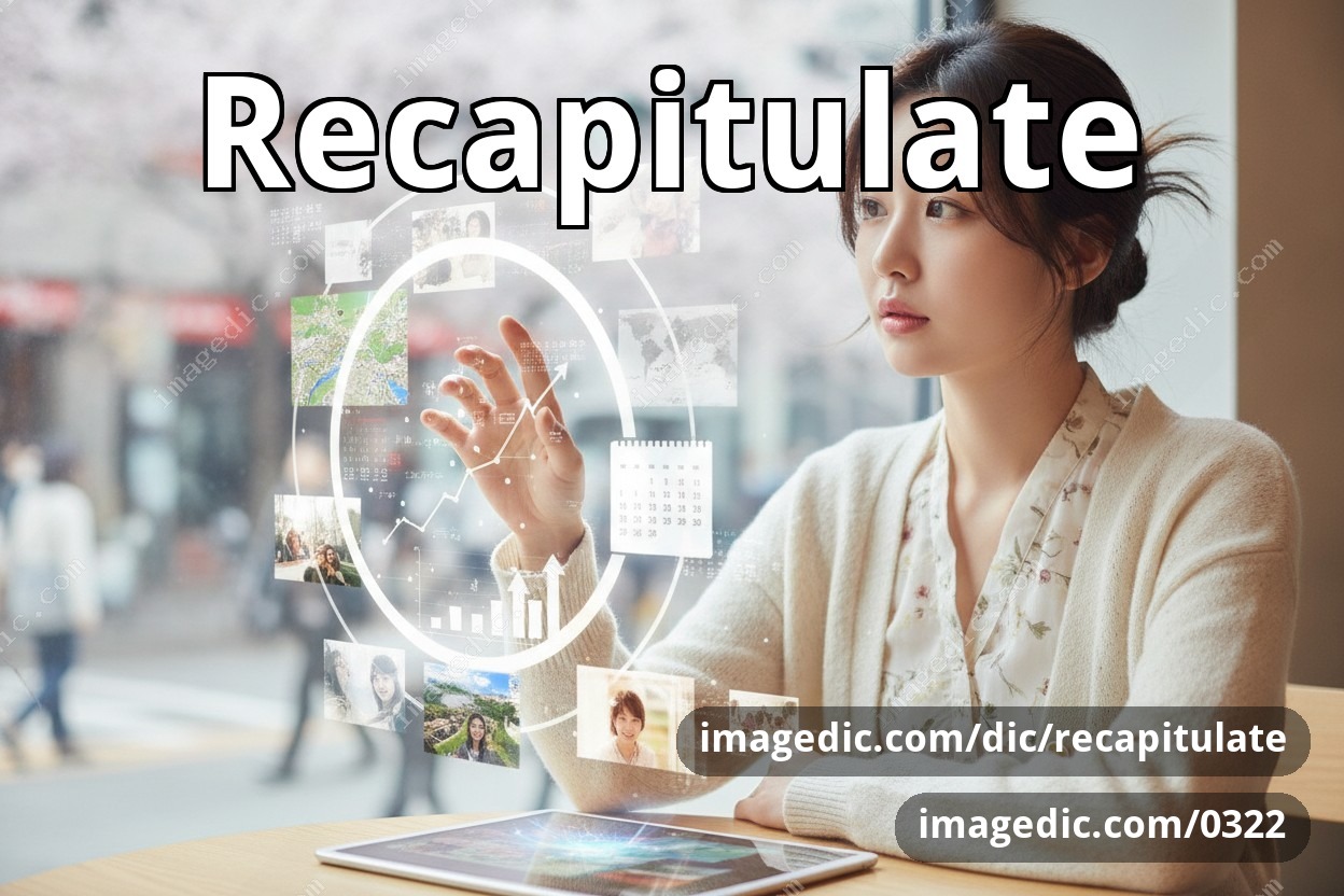 recapitulate
