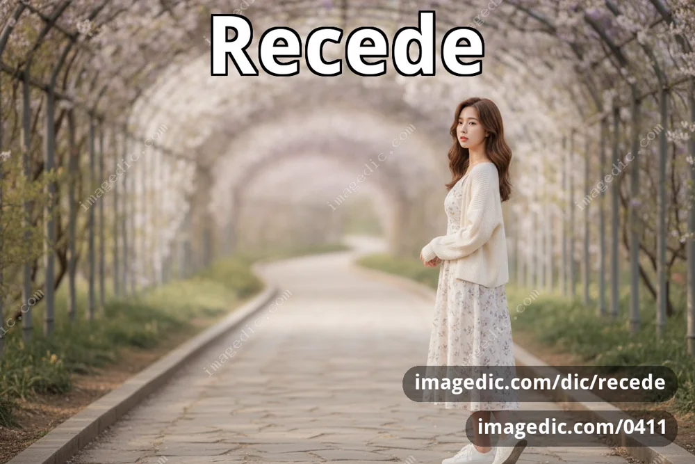 recede