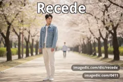 recede