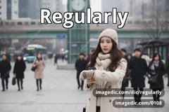 regularly