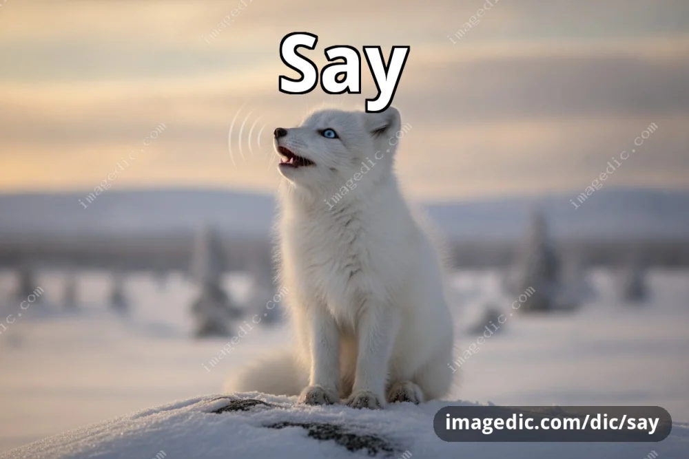 say