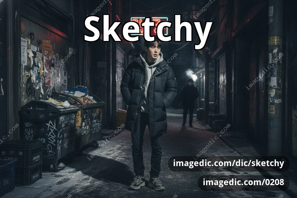 sketchy