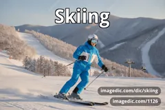skiing