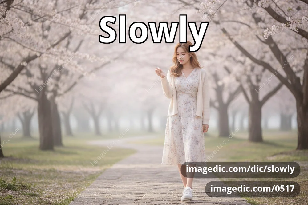 slowly