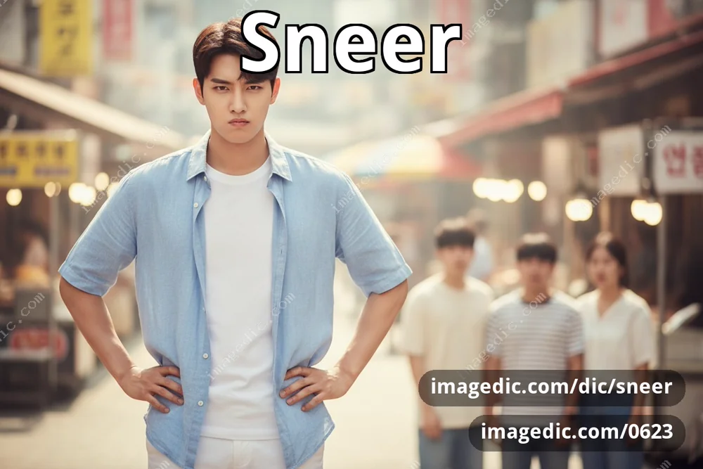 sneer