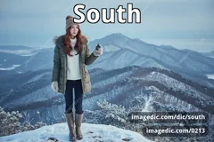 south