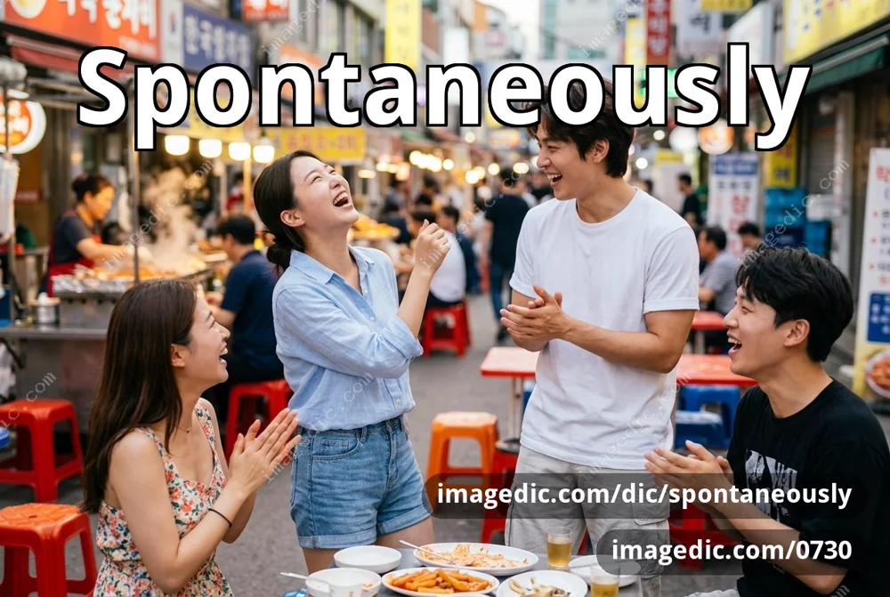 spontaneously