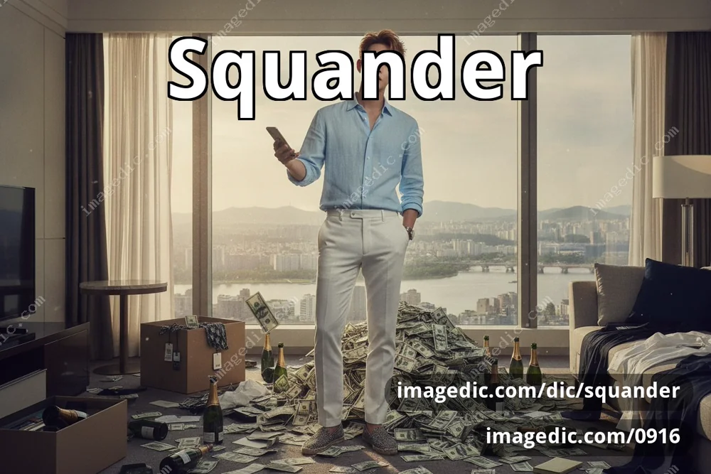 squander