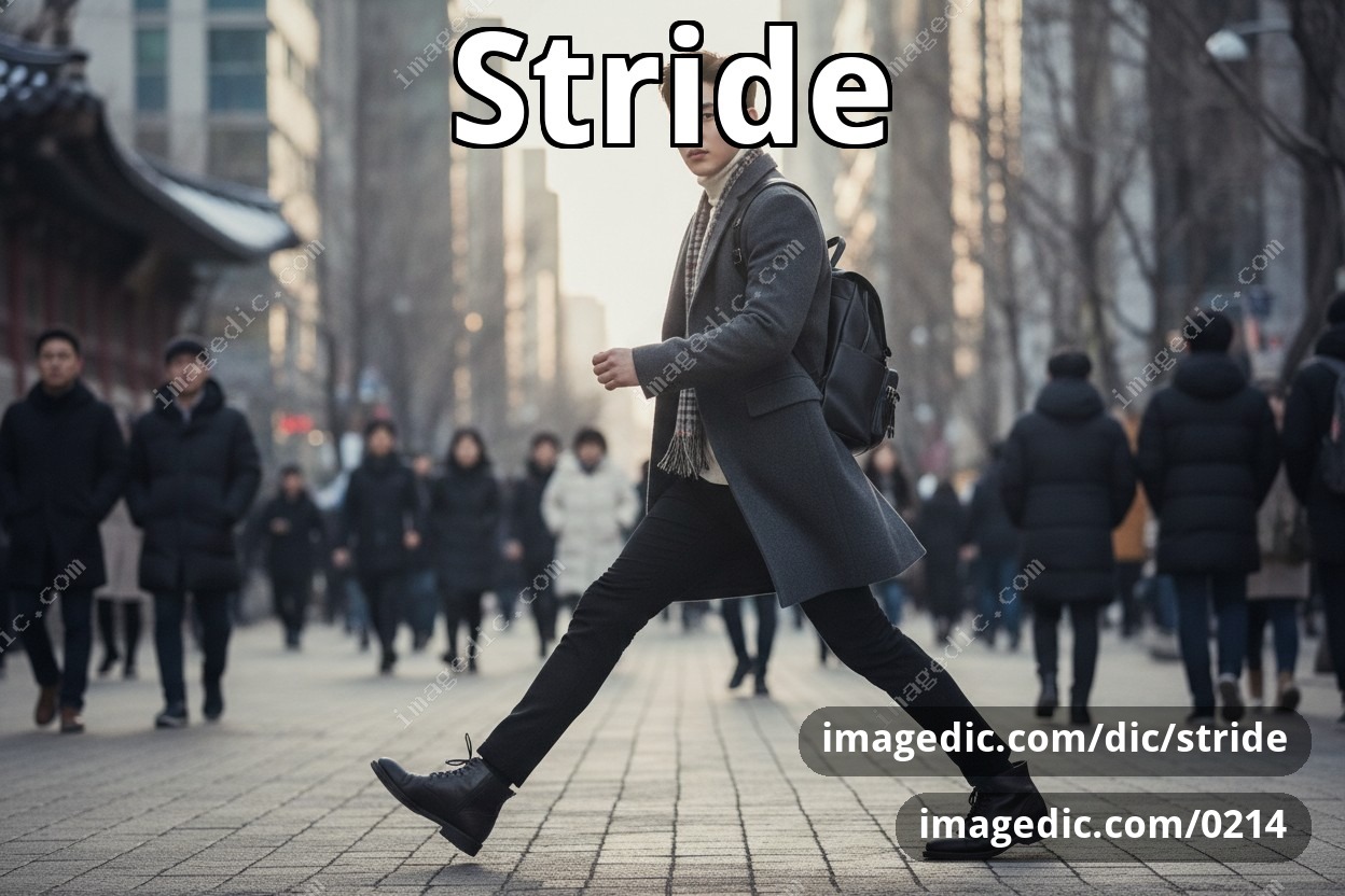 stride
