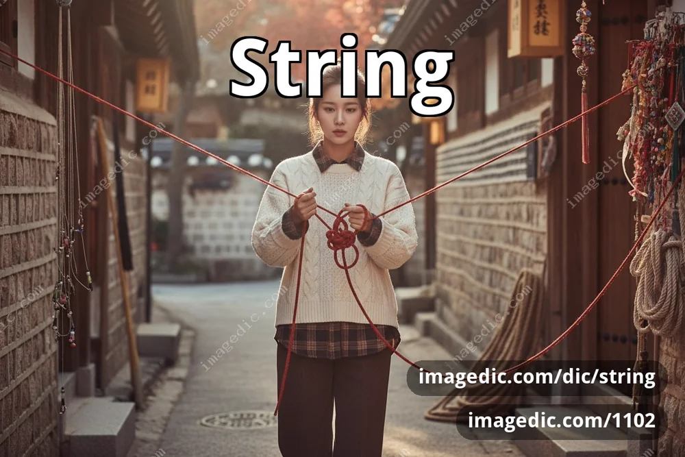 string