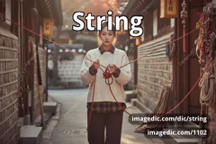 string