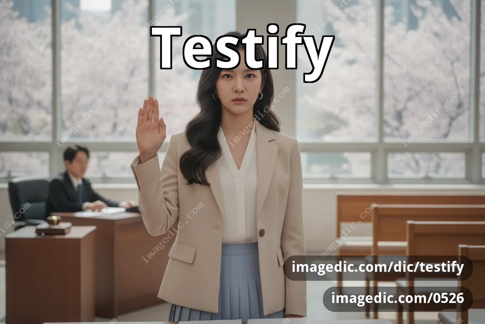 testify