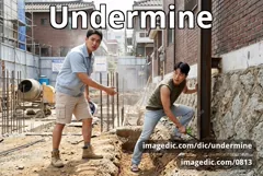 undermine