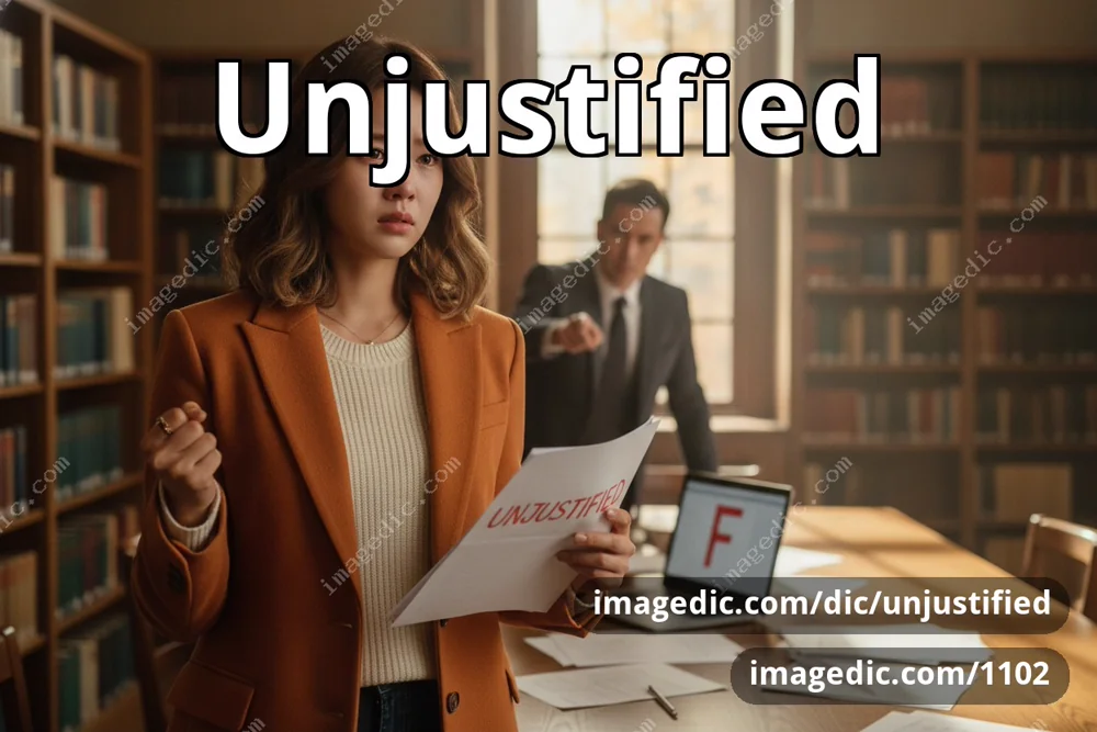 unjustified