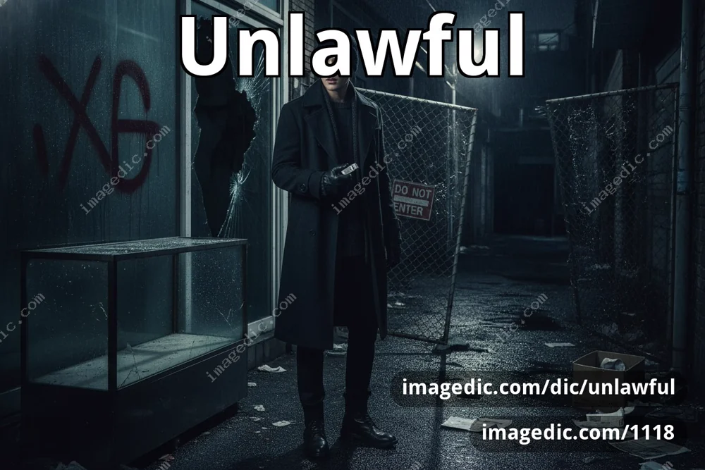 unlawful