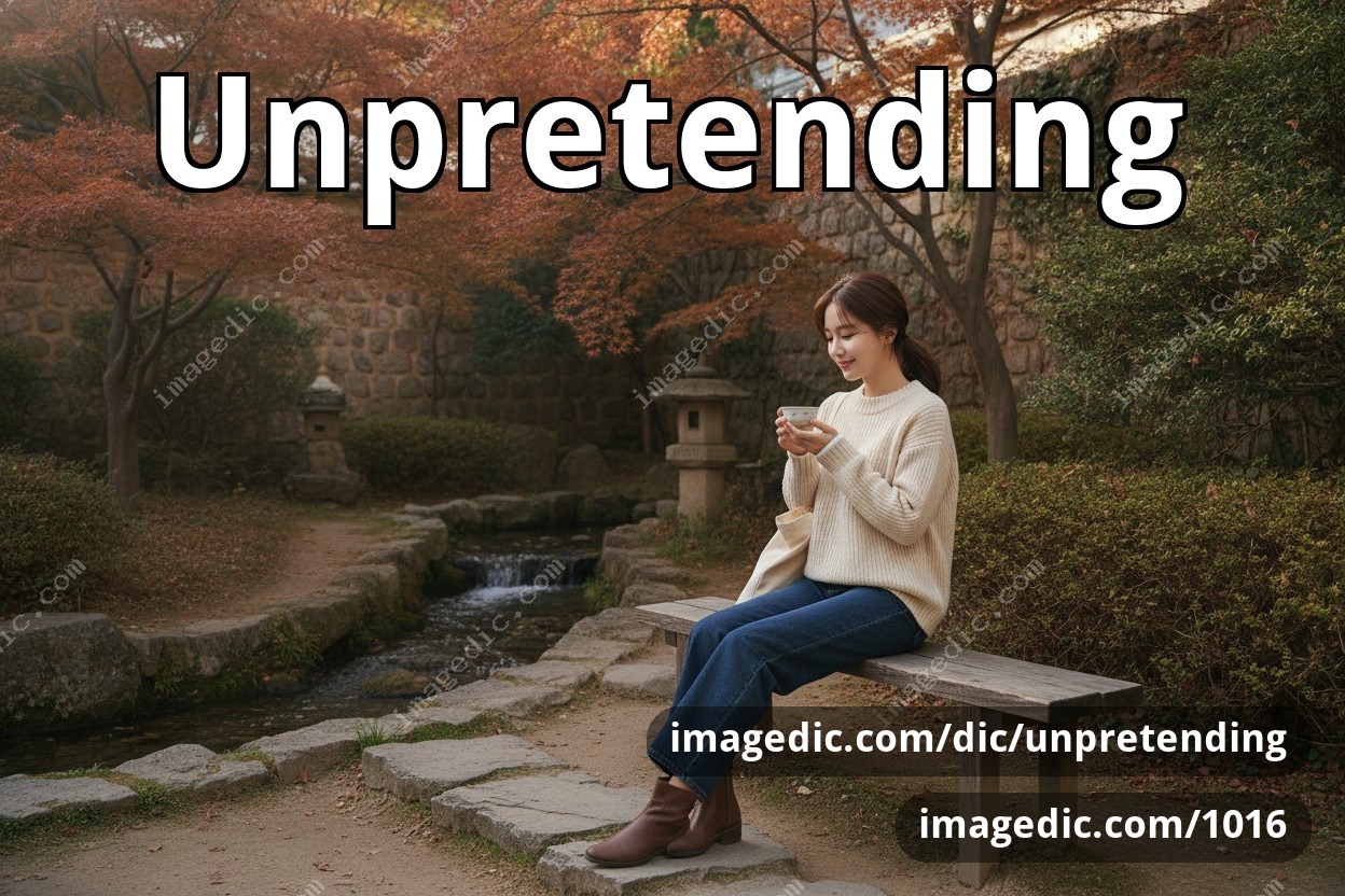 unpretending