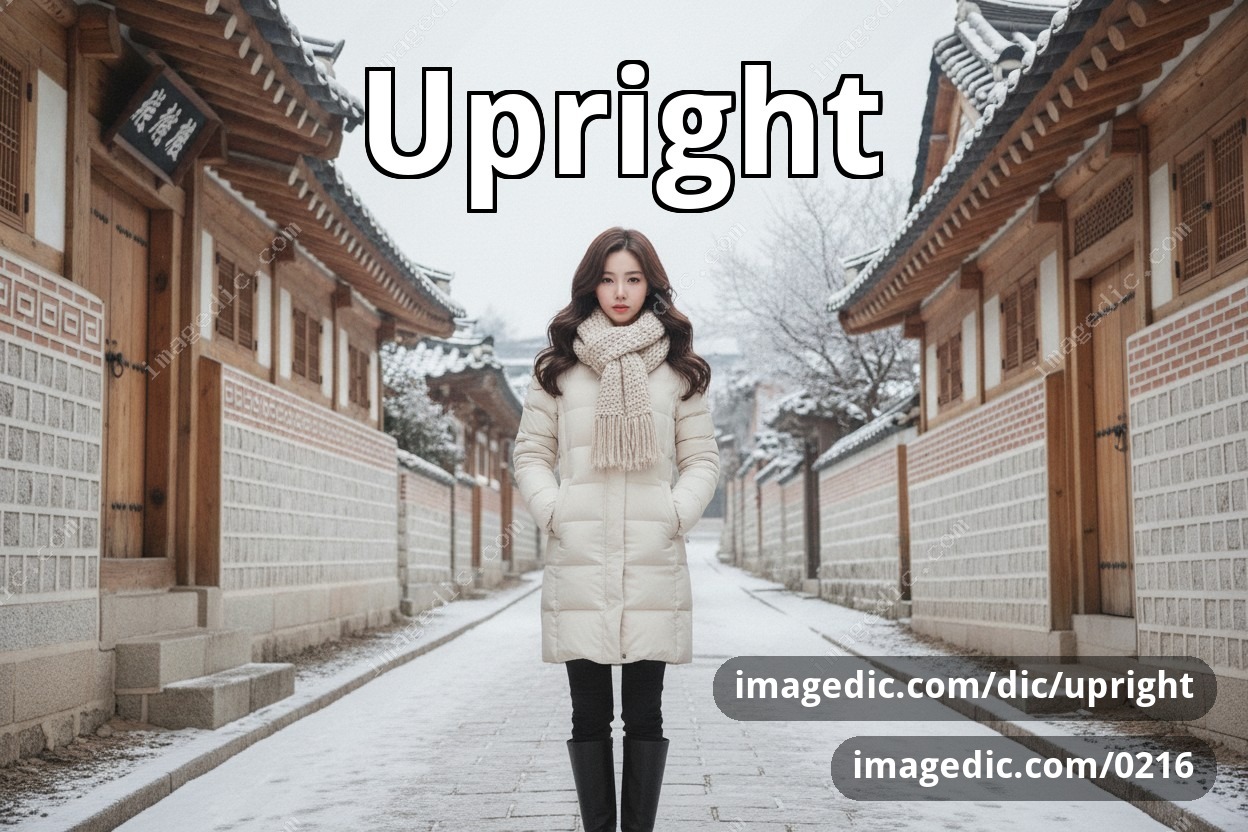 upright