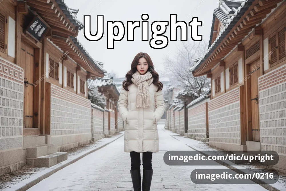 upright