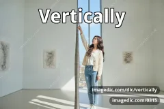 vertically