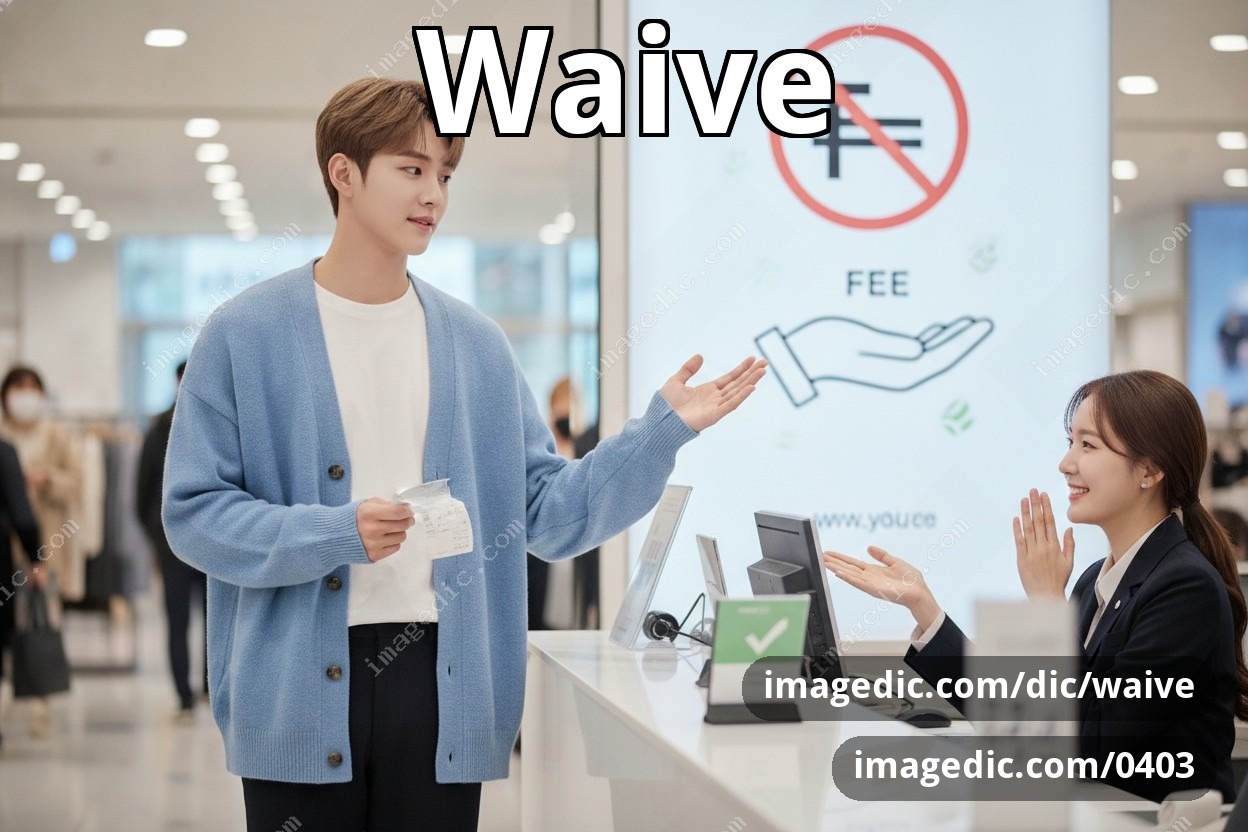 waive