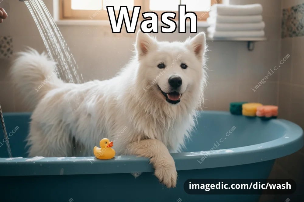 wash