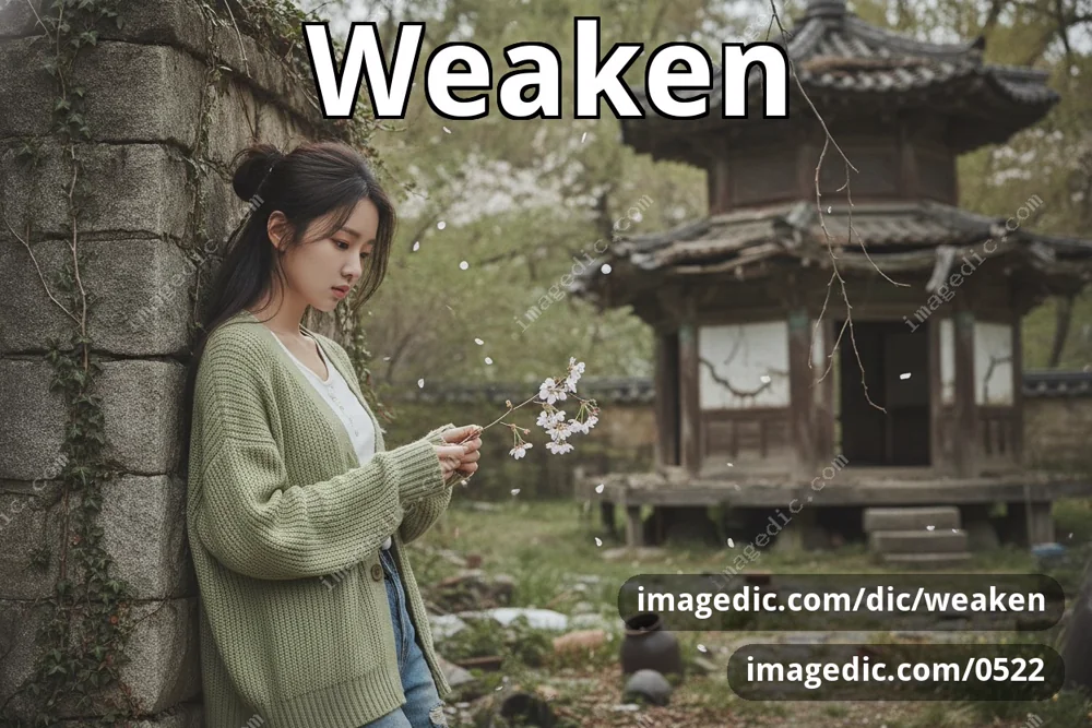 weaken