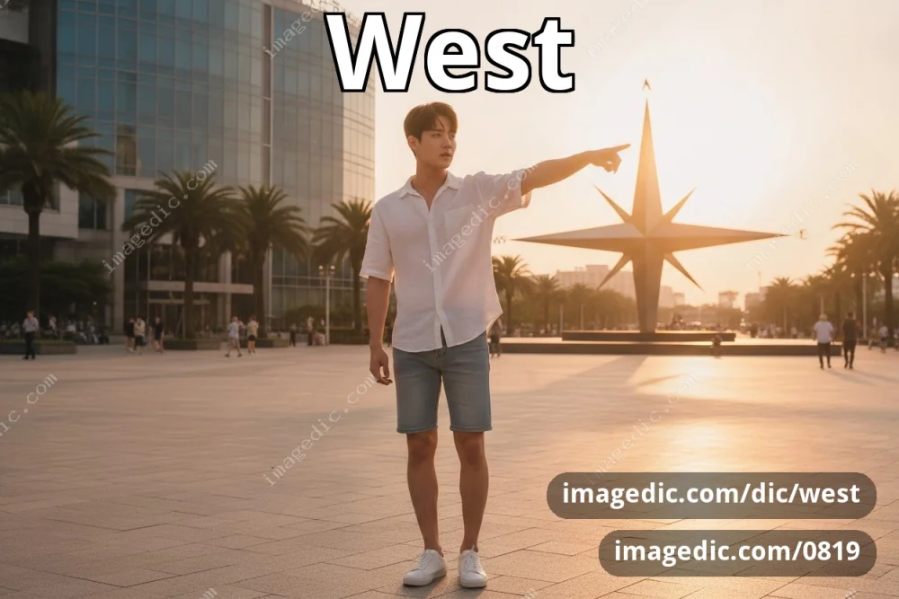 west