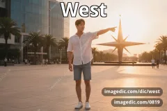 west