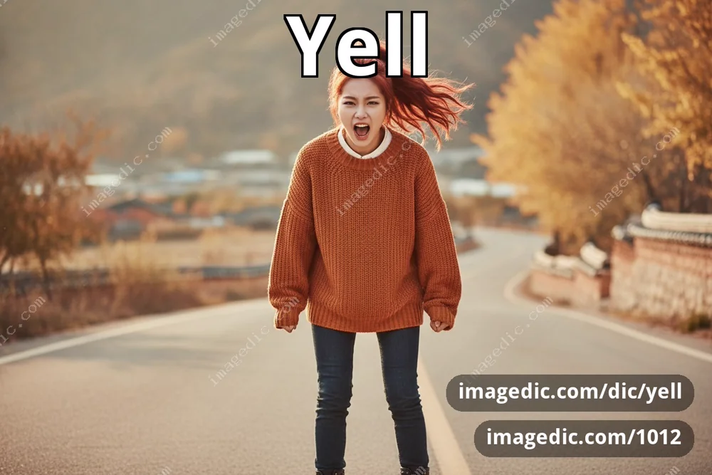 yell