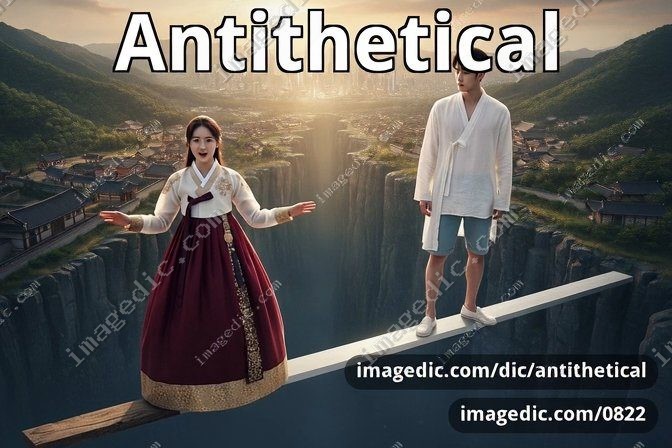 antithetical