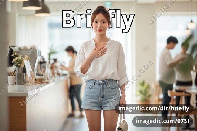 briefly