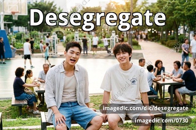 desegregate