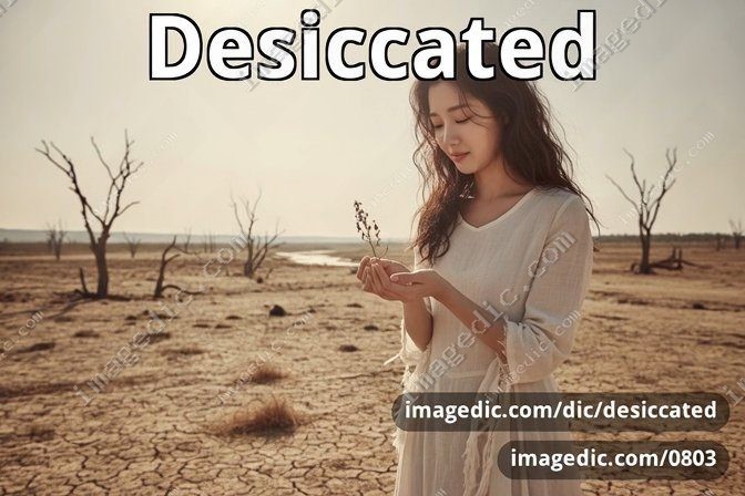 desiccated