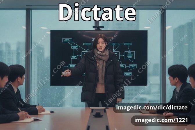 dictate