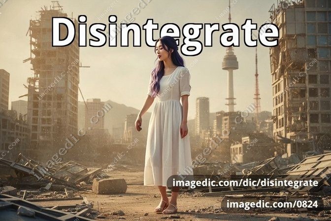 disintegrate