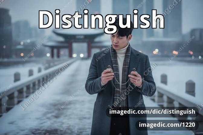 distinguish