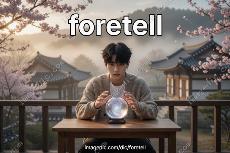 foretell