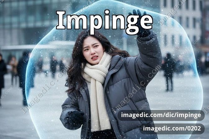 impinge