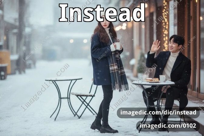 instead